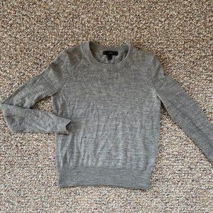 J. Crew gray cropped sweater